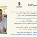 Conferencia del Doctor Ridha Mami“LA TRADUCCIÓN COMO ELEMENTO DE LA INTERCULTURALIDAD”