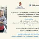 Conferencia de la socióloga María Antonia García de León“AMAR AMÉRICA (A través de cinco retablos)”