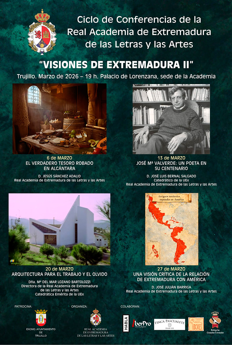 Cartel conferencias de Trujillo