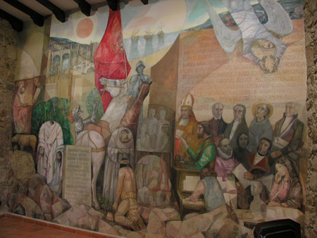 Acta de fundación de la Academia de Extremadura en Trujillo el 29 de diciembre de 1979